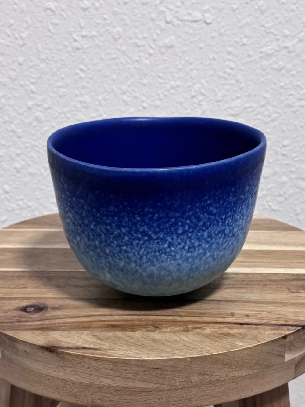 Anthropologie Dalila Ombre Bowl Azure Blue Stoneware
